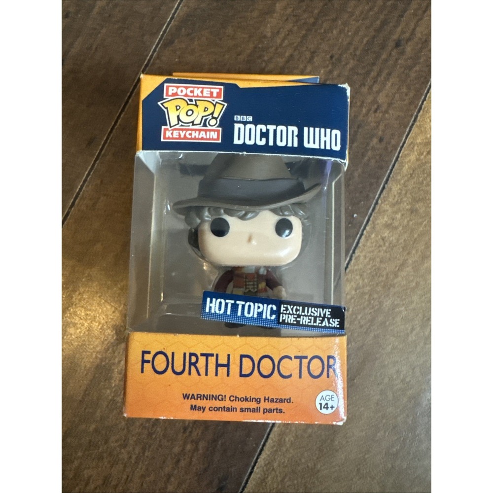 Funko Pocket POP! Doctor Who Keychains – Fourth, Tenth, Twelfth Doctor – Choose